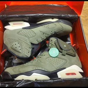 Travis Scott Air Jordan 6 “Olive”